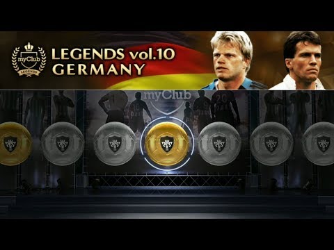 Legends vol.10 Germany pack opening - PES 2018