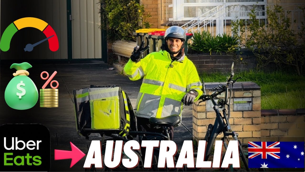 অস্ট্রেলিয়ায় 🇦🇺 এক ঘন্টায় খাবার ডেলিভারি দিয়ে কত টাকা ইনকাম করা যায়?? 40 Minutes Full Uber Eats