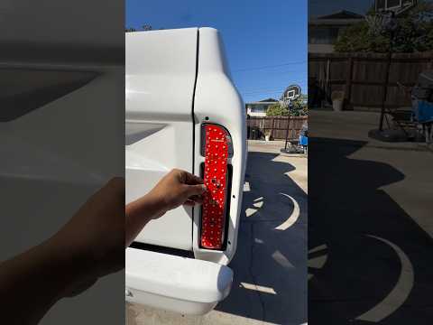 Installing these dope one piece tail lights on this 1967 c10!