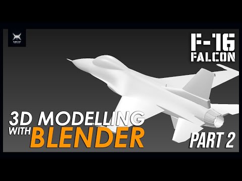 F-16 - 3D Modelling with Blender | Part 2
