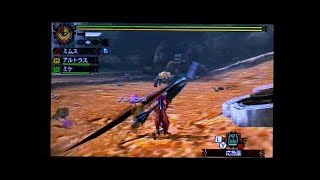 【MH4】OP・最強の宴 片手剣ソロ 10分27秒63【金獅子を喰らう恐暴竜】