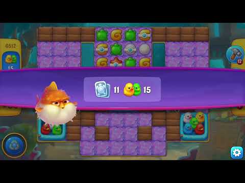 [FISHDOM Walkthrough] Level 6512 Super Hard (Qua màn - Fishdom)