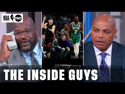 Shaq Bet The Heat Would Win By 10 And IT HAPPENED! ???? | Inside reacts to MIA-BOS Game 2 | NBA on TNT