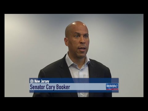 NJ Senator Cory Booker Visits the Richard Hall Community Mental Health Center.