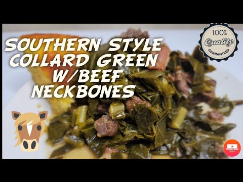 How to Cook Collard Greens and Neck Bones...(How to cook collard greens)