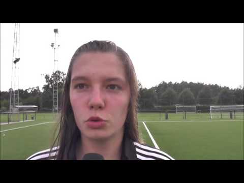 Romy Camps (Belgium U17 & KVV Zelzate) na OH Leuven - België U17 op 14.08.2016