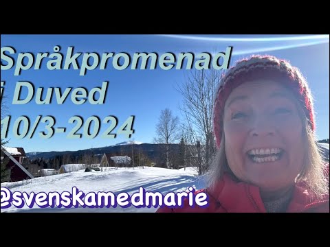 , title : 'Språkpromenad i Duved 10/3 2024 - Svenska med Marie'