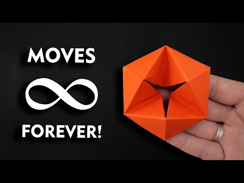 How To Make a Paper MOVING FLEXAGON - This Toy Moves Forever! / Kaleidocycle - Full Tutorial