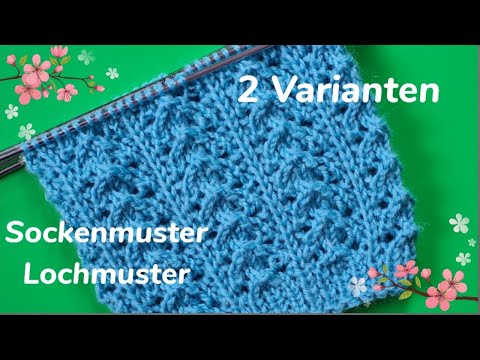 Sockenmuster, 2 Varianten