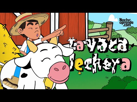 🐮🥛 La VACA LECHERA - Versión Nacho Aprende - Canciones INFANTILES para niños 🤩