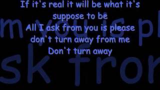 Don&#39;t Turn Away - Elliott Yamin (+lyrics)