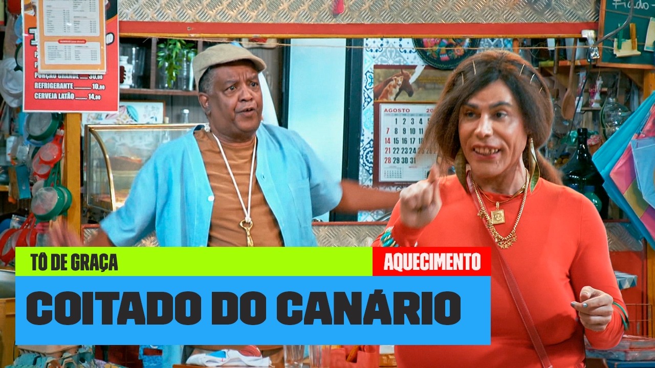 Os MELHORES MOMENTOS da Graça ESCULACHANDO o Canário! | Aquecimento Tô de Graça | Multishow