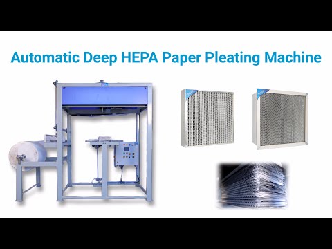 HEPA Filter Manufacturing Machine