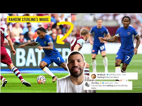 🔥Football world completely crazy reactions to raheem sterling's unbelievable masterclass vs West ham
