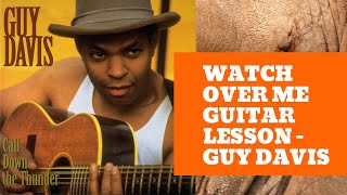 Watch Over Me (Guy Davis) - Jim Bruce Blues Guitar Lessons