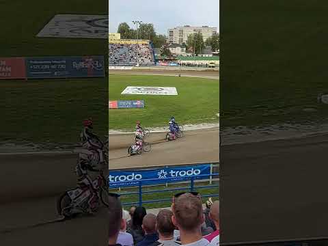 Latvian Speedway Championship 10.09.2023 in Daugavpils Heat 15 ANDRZEJ LEBEDEV earns all 15 points