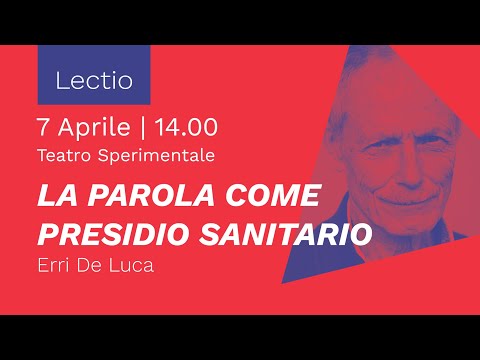 Erri De Luca | The Word as a Healthcare Device