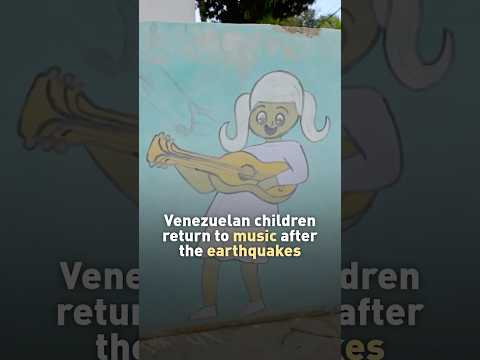 Venezuelan children return to music after the earthquakes