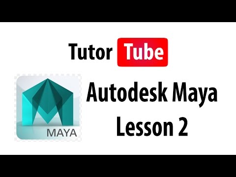 Autodesk Maya Lesson 1 Interface Navigation and Basic Tools