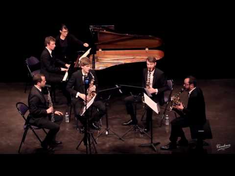 J. Brahms, quintet in f min, op.34 - Finale - Yendo sax. quartet & G. Dehaene