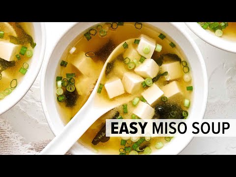 EASY MISO SOUP with the Best Homemade Dashi!
