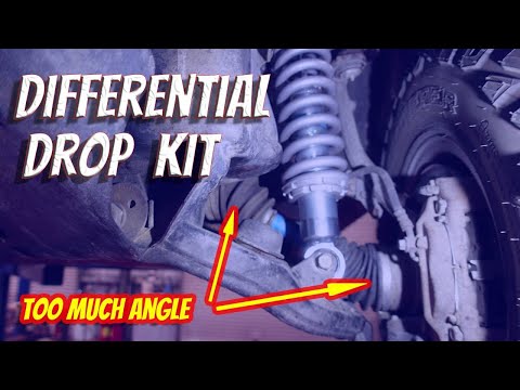 Toyota Tacoma lift kit front diff drop. Part 2/3