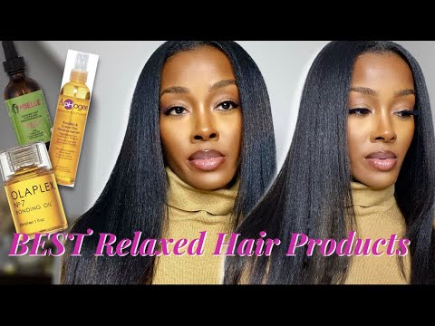 Best Products for RELAXED Hair | Hair Growth Oils,...