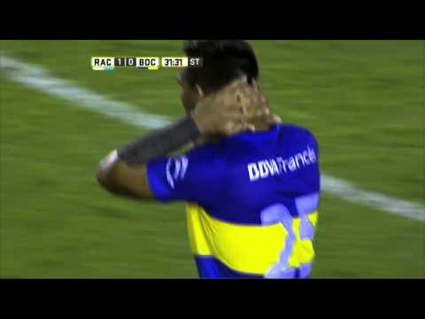 Chávez tuvo el empate. Racing 1 - Boca 0. Fecha 5. Primera División 2016