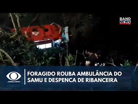 Roubo de ambulância do Samu acaba em acidente no RS