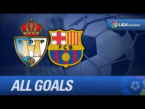 Todos los goles de SD Ponferradina (4-4) FC Barcelona B - HD