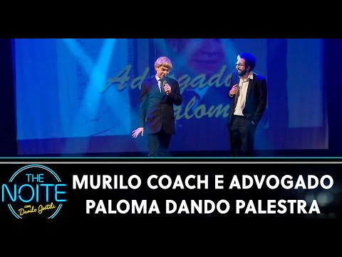 Murilo Coach e Advogado Paloma dando palestra | The Noite (17/12/19)