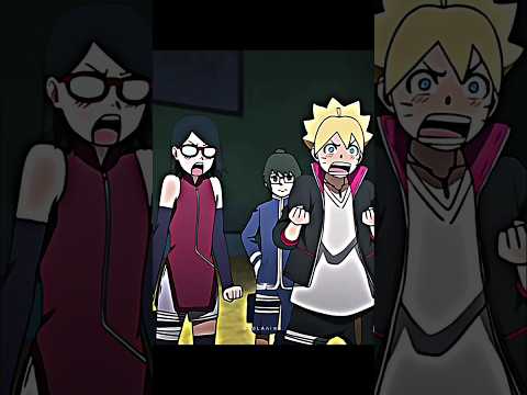 Boruto and Sarada are the best couple ❤️ ? 😅 #boruto #borusara  #naruto #animeedits