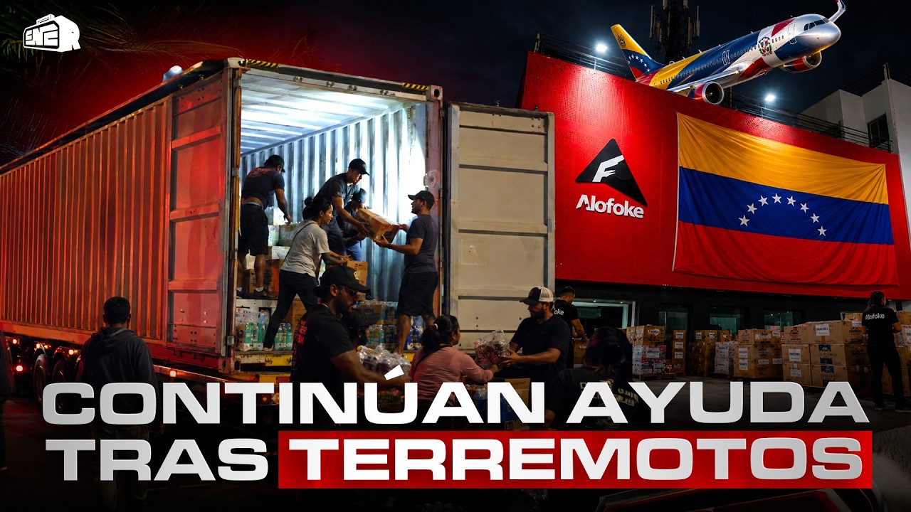 ¡RD NO LE DA LA ESPALDA A VENEZUELA! EDIFICIO ROJO CONTINÚA CON AYUDA TRAS TERREMOTOS