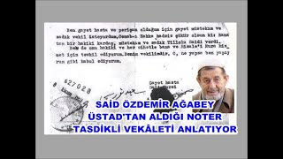 Said Özdemir abiye sordum: Üstad ‘Said meşveretle neşredebilir’ diyor. Bu Said Üstad mı siz misiniz?