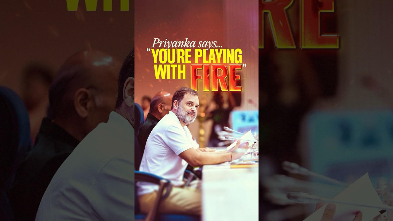 Cowards run; Congress stands - for truth, for Bharat Mata. 🇮🇳