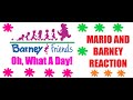 Barney Friends Oh What A Day Season 1 Episode 27 Mario And Barney Reaction