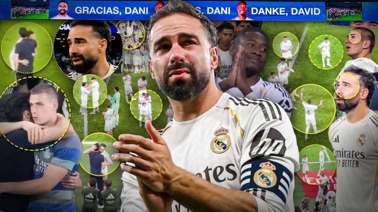 Lo que NO SE VIO de la Despedida de Carvajal y Alaba del Real Madrid