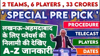 IPL 2022 - Full Details and Analysis On Special Pre Pick for 2 New Teams | MY Cricket Production