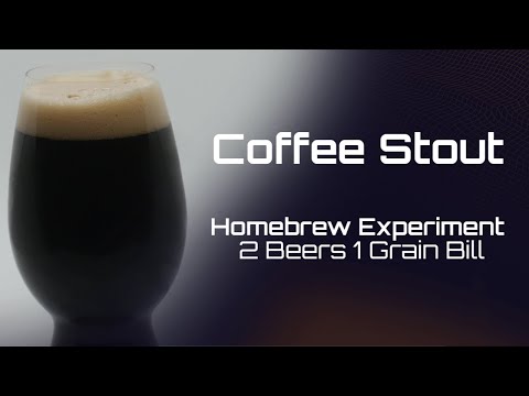 Homebrew Experiment: 2 Beers 1 Grain Bill? - Coffee Stout - Grain to Glass