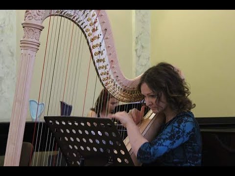 Valeria Tikhonova plays Reinhold Gliere's Concert for Harp and Orchestra (1st Movement)