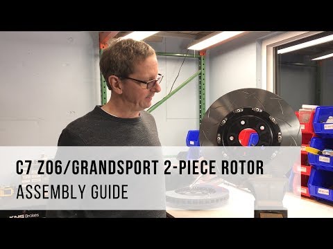 How to assemble C7 Z06/GrandSport 2-piece brake rotors