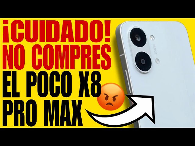 Vídeo relacionado con XIAOMI POCO X8 Pro MAX - Smartphone de 12+256GB, Dimensity 9500s, batería de 8500 mAh, Sensor Light Fusion 600 de 50MP con OIS, 1 año de garantía Extra, Cargador no Incluido, Negro (Versión ES)