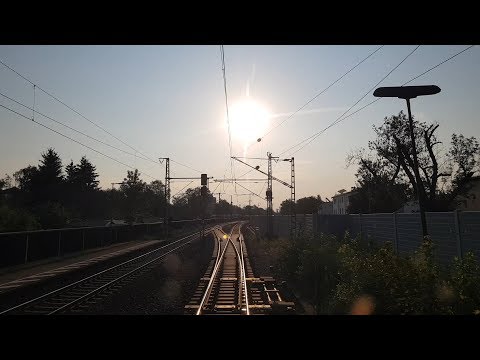 Führerstandsmitfahrt bei Sonnenaufgang von Nürnberg nach Passau. 1.Teil