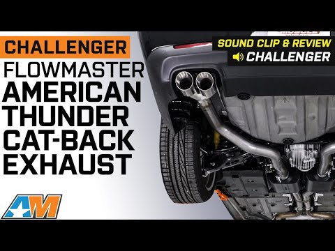 2015-2022 Challenger 6.4L Flowmaster American Thunder Cat-Back Exhaust Sound Clip & Review