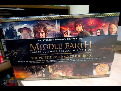 MIDDLE EARTH 4K UHD ULTIMATE COLLECTOR’S EDITION UNBOXING & REVIEW !!!!