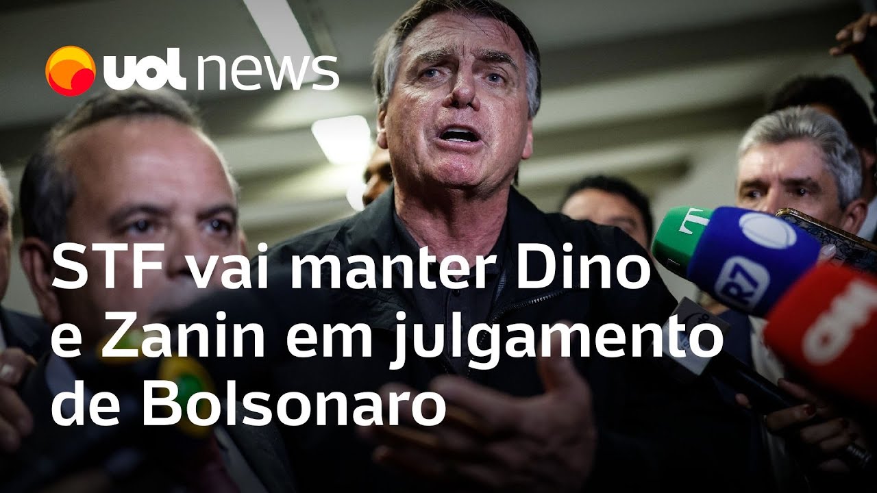 Julgamento de Bolsonaro: STF vai manter Dino e Zanin em julgamento do ex-presidente