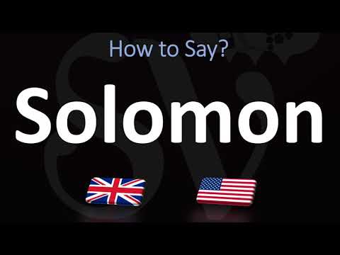 How to Pronounce Solomon? (2 WAYS!) UK/British Vs US/American English Pronunciation