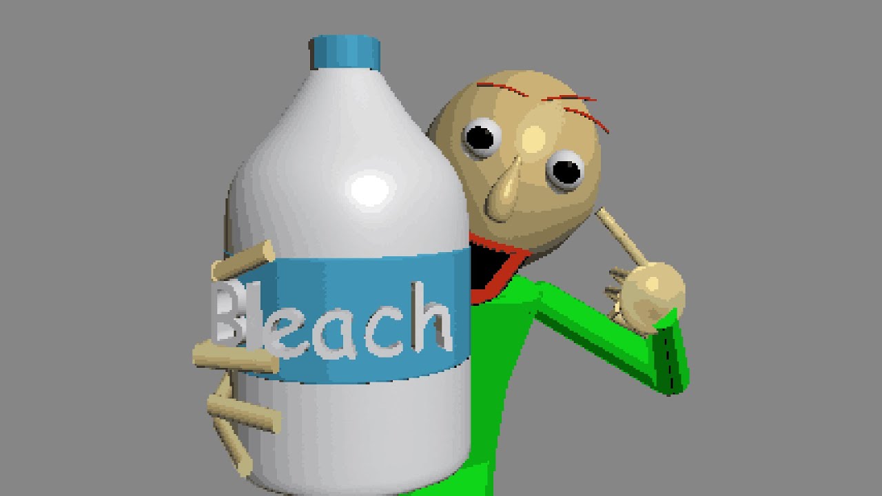 Baldi puts Bleach in his eyes, but with extra keyframes.