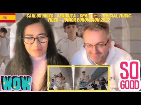 Carlos Higes - Señorita - Spain 🇪🇸 - Official Music Video - Junior Eurovision 2022 | 🇩🇰REACTION