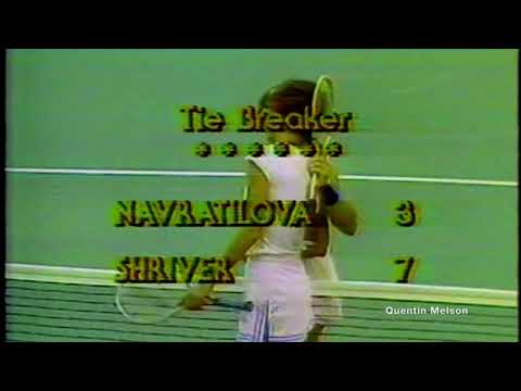 Pam Shriver Defeats Martina Navratilova at U.S. Open; Post-Match Interviews (September 8, 1978)